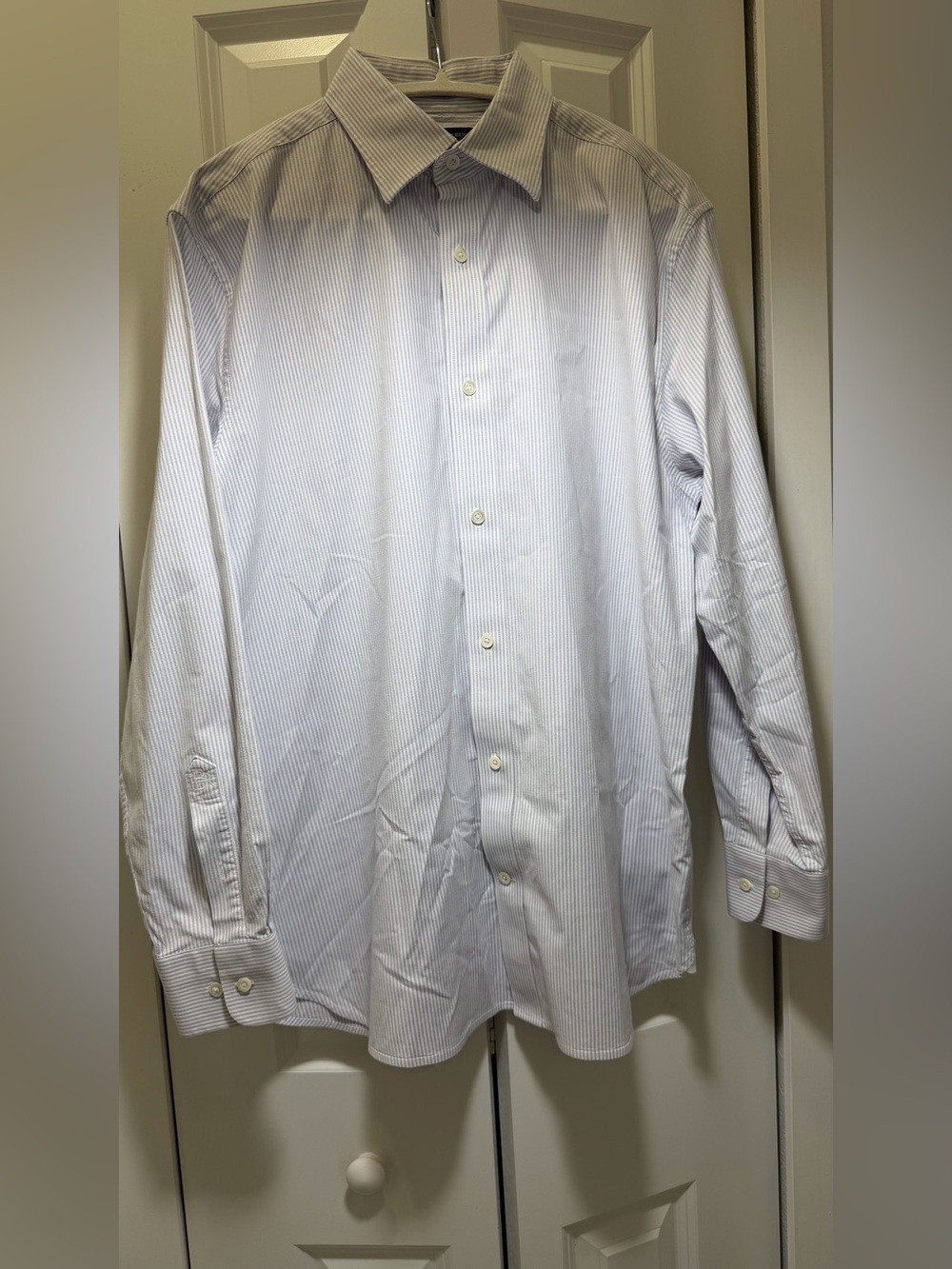 Brooks Brothers Regent Fit Supima Cotton Stripe ButtonUp Long S Shirt Large 16.5